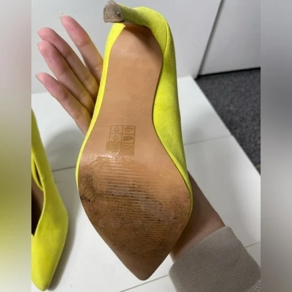 ASOS Neon Yellow Heels - Picture 9 of 15